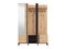 artisan oak, noir, verre